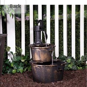 Outdoor rustic water fountain New